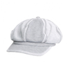 Wholesale fashion checked fabric 6 panel newsboy caps and hats