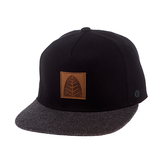 Wholesale customize embossed snap back cap design your own FLAT PEAK cap