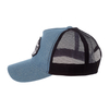 Custom 40% Polyester 60% Cotton Running Hat 5 Panel Mesh Trucker hat