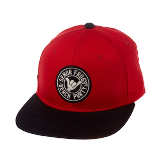 China Custom Made 6 Panel Embroidery Short Brim Cap Flat Peak Cap