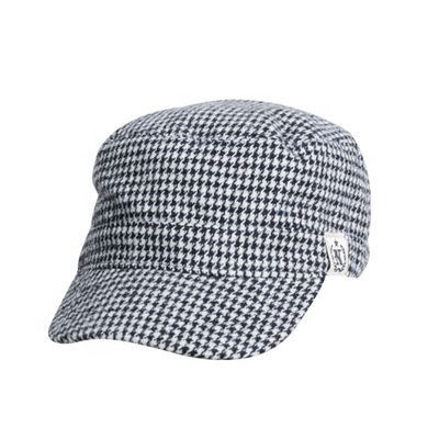 Flat Bill Newsboy Cap Vintage Beret Ivy Hat For Unisex